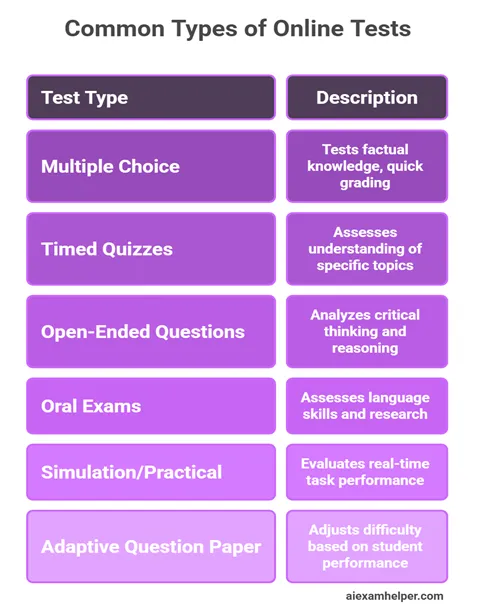 Types-of-online-exams-and-proctoring-methods