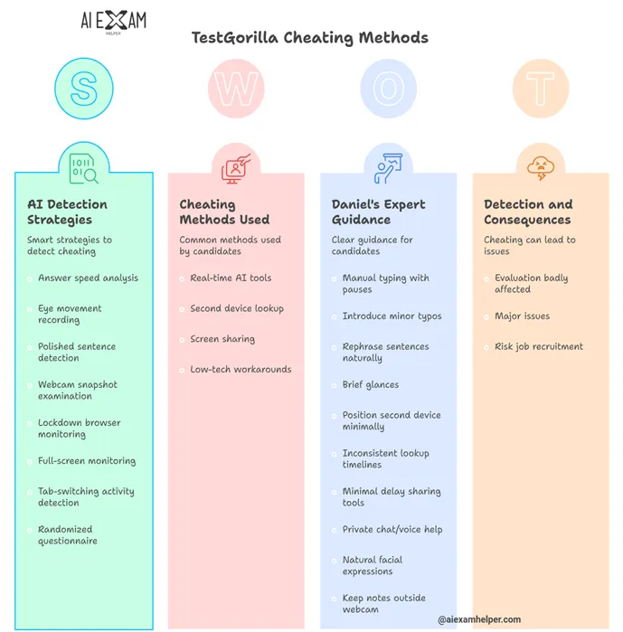 How to cheat on TestGorilla: Hacks of Online exams cheating-methods-used-on-TestGorilla-in-2026